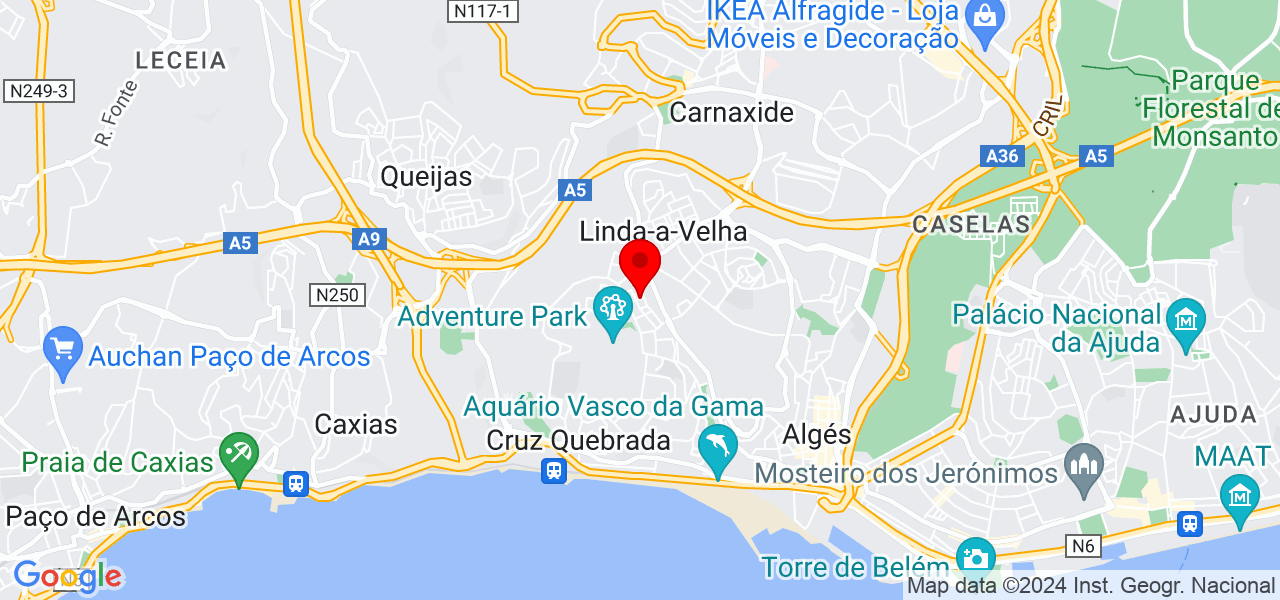 Eli Pires - Lisboa - Oeiras - Mapa