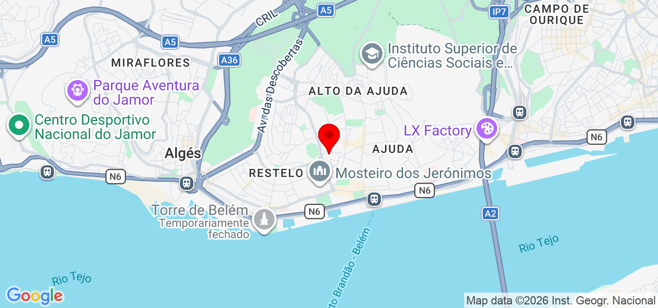 Paulo Vera - Lisboa - Lisboa - Mapa