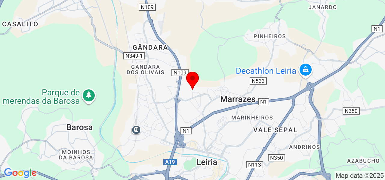 Kabba - Leiria - Leiria - Mapa