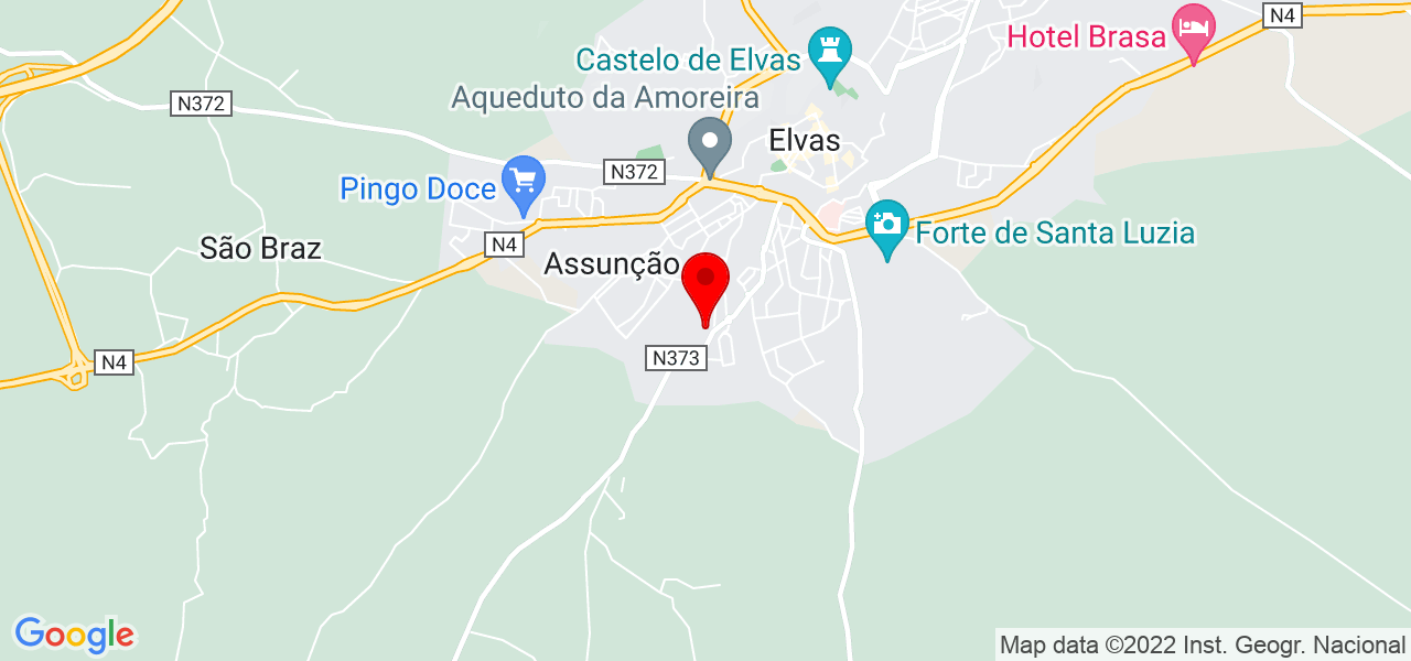 Juliana Pragana - Portalegre - Elvas - Mapa