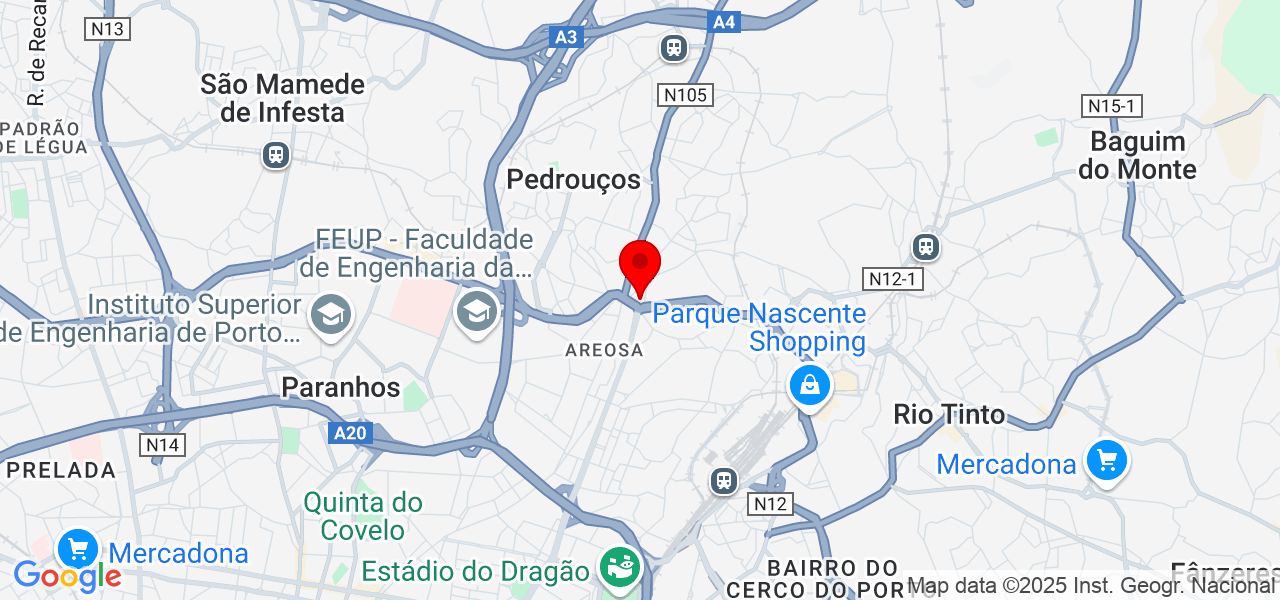 Fabian Pintor - Porto - Gondomar - Map