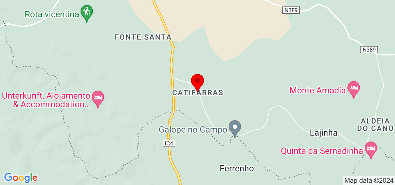 Silvano - Setúbal - Santiago do Cacém - Mapa