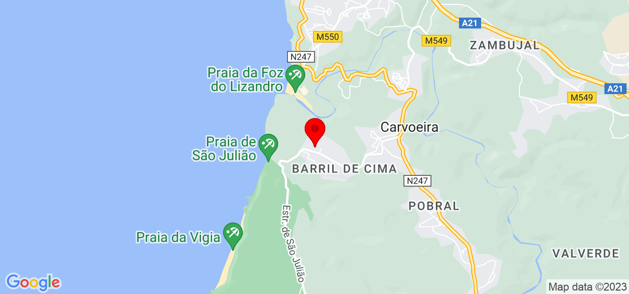 In&ecirc;s Delgado - Lisboa - Mafra - Mapa
