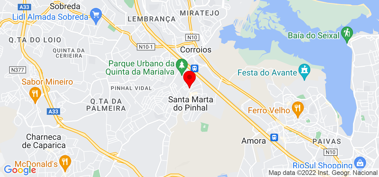 Jorge - Setúbal - Seixal - Mapa