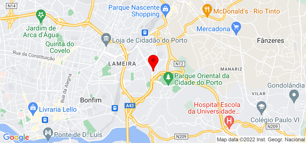 Ana Rita - Porto - Porto - Mapa