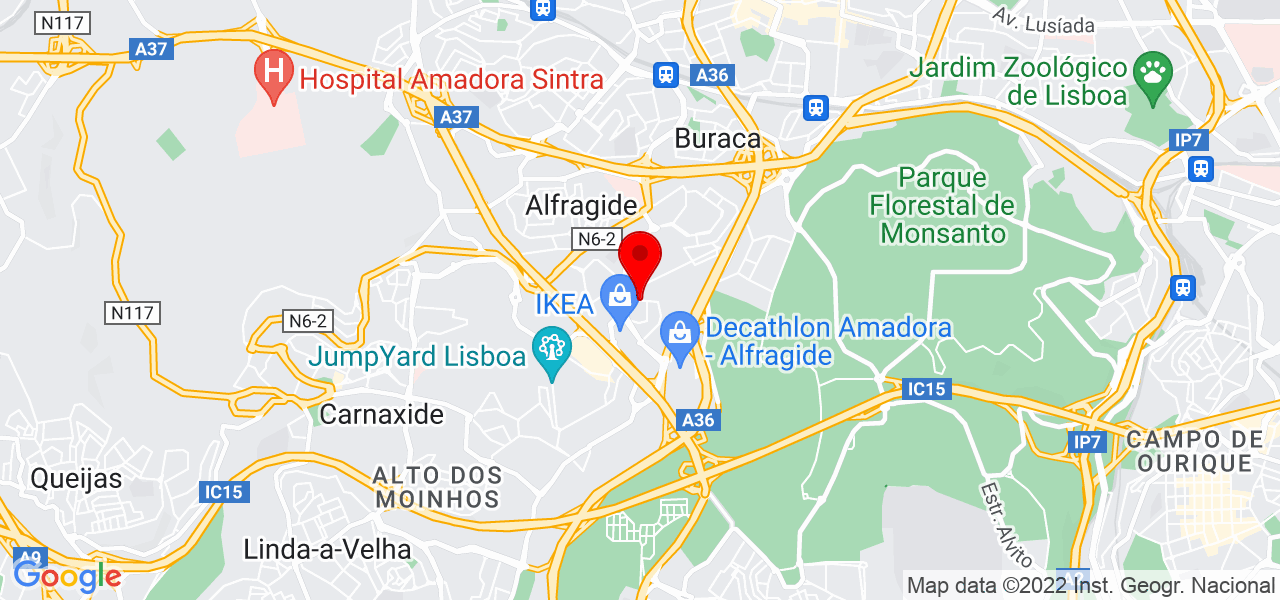 Danilson - Lisboa - Amadora - Mapa