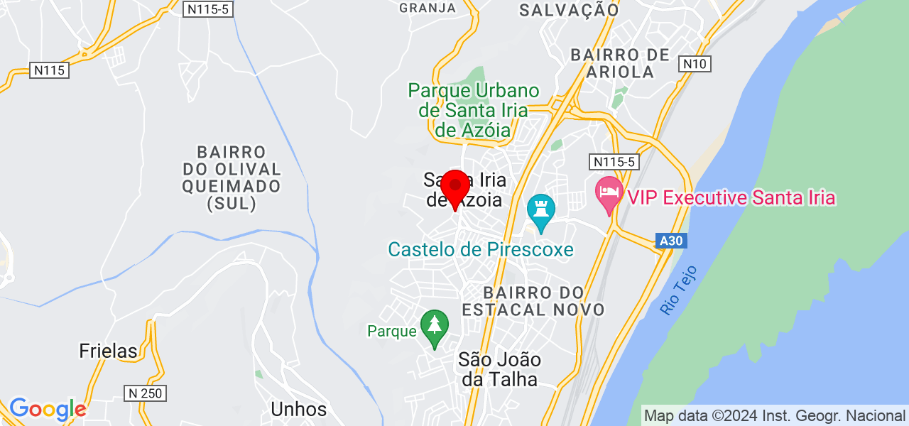 Ateli&ecirc; de Revis&atilde;o - Lisboa - Loures - Mapa
