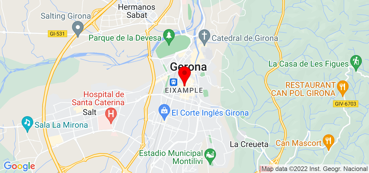 Yenny Aracelly - Cataluña - Girona - Mapa