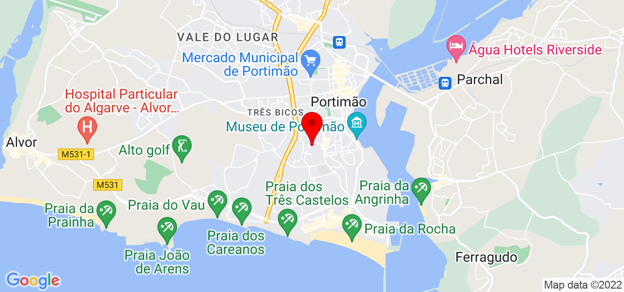 Mauricio Menezes Jr. - Faro - Portimão - Mapa