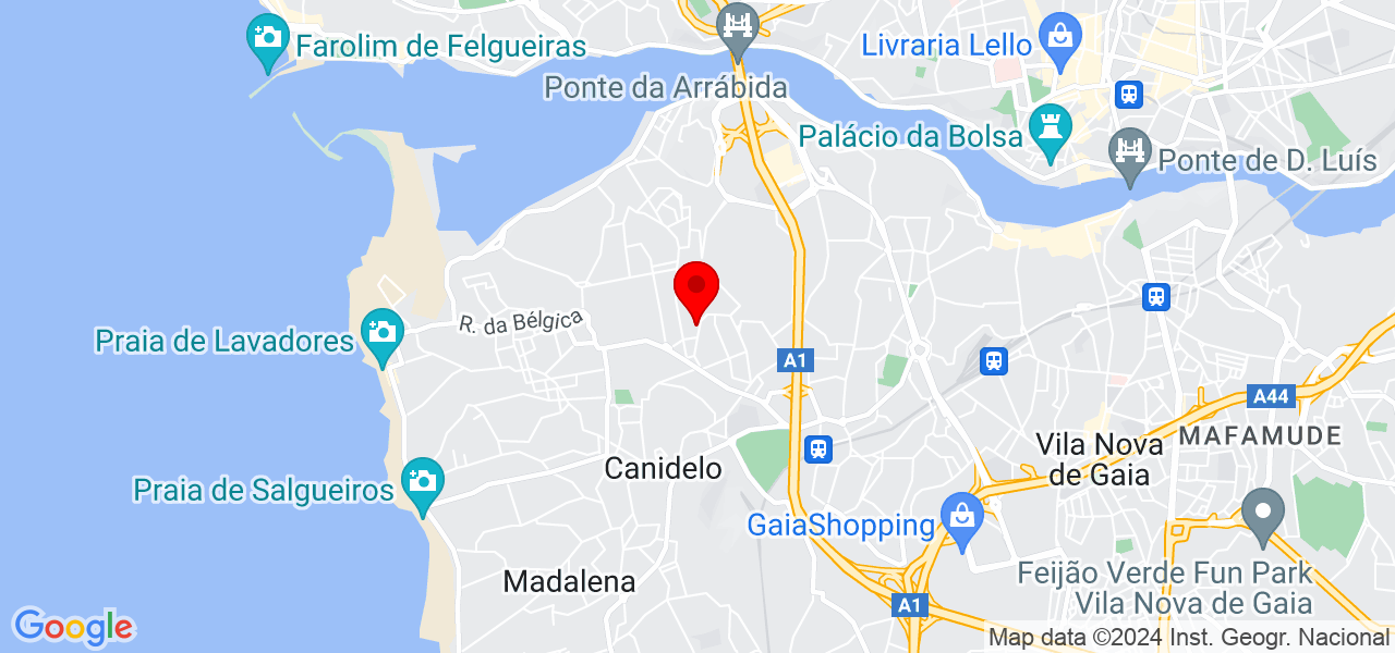 WeDesign - Arq. e Design de Interiores - Porto - Vila Nova de Gaia - Mapa