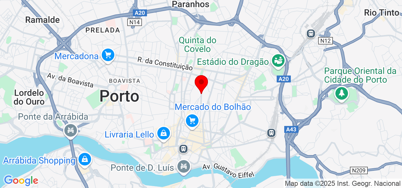 Zeu construção - Porto - Porto - Map