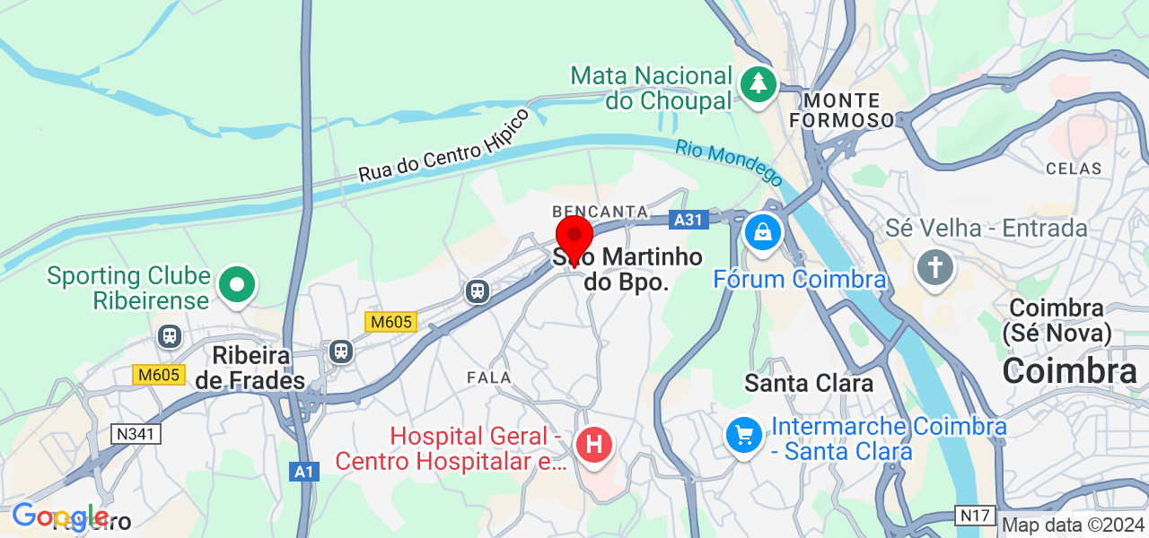 Manuela Rocha - Coimbra - Coimbra - Map