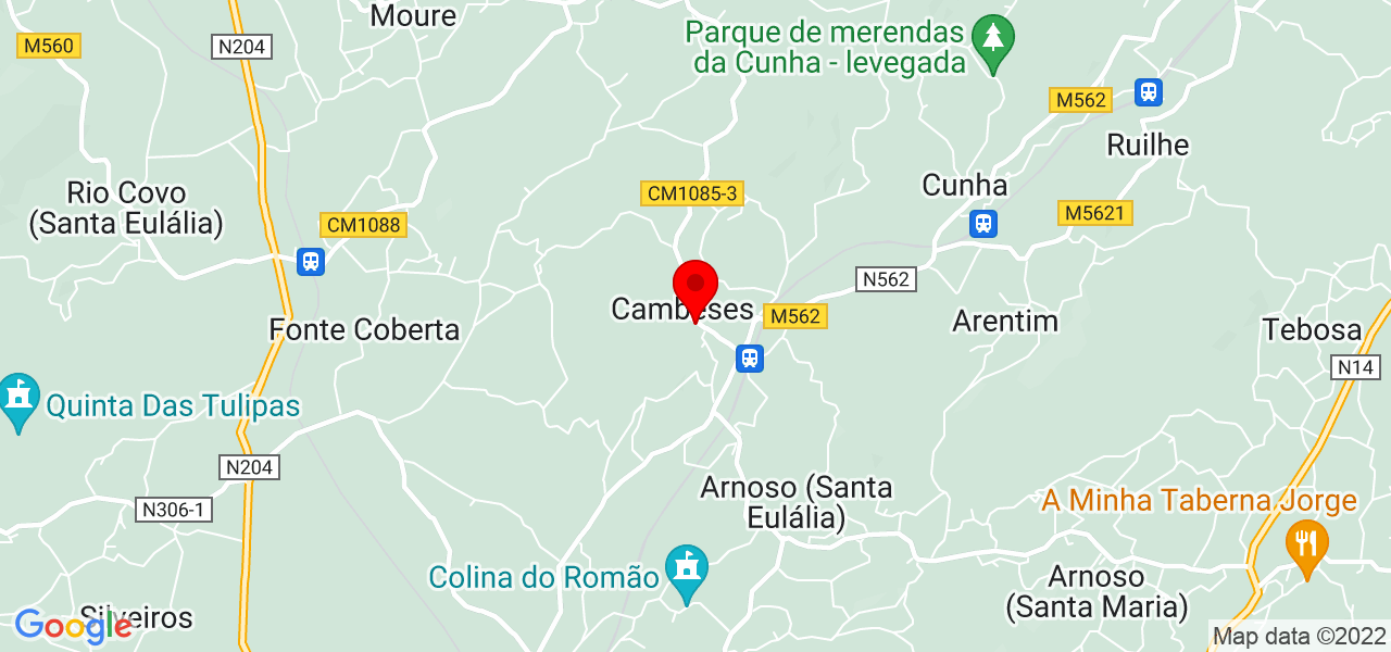 M&aacute;gico Duarte - Braga - Barcelos - Mapa