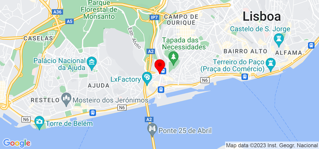 Anastasiya Melnykova - Lisboa - Lisboa - Map