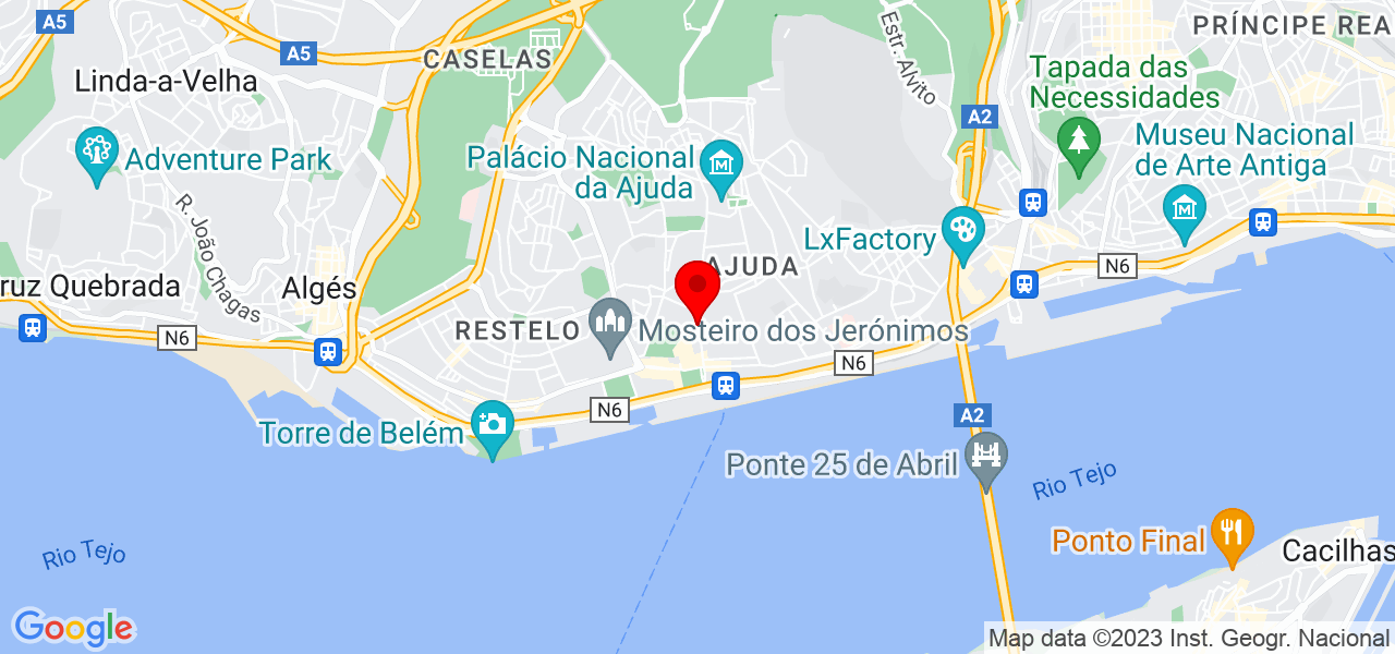 Salsaparrilha Catering - Lisboa - Lisboa - Mapa