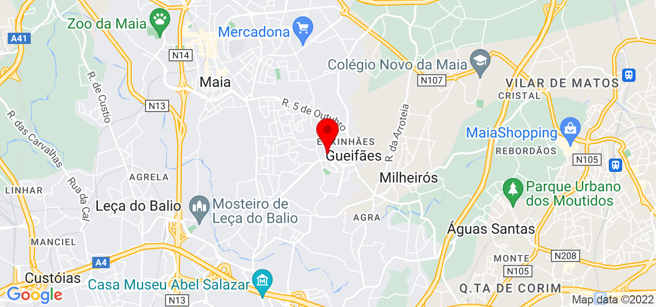Paulo costa - Porto - Maia - Mapa