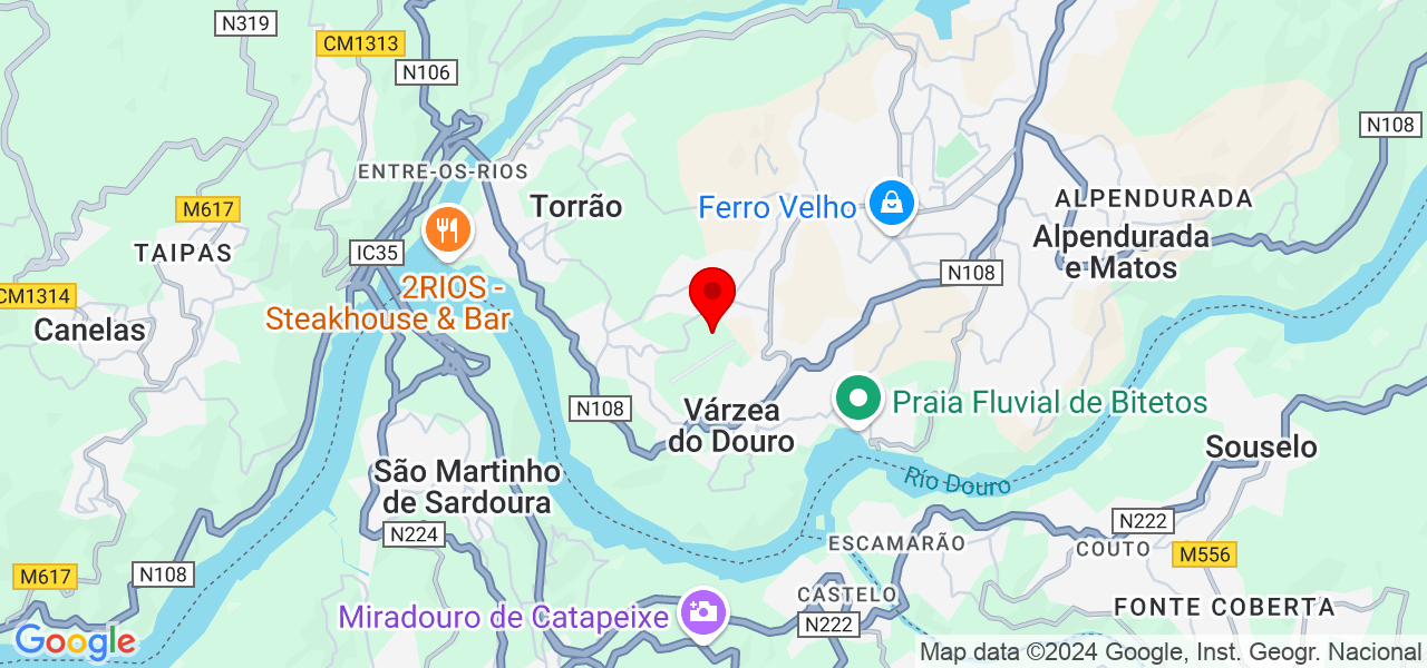 Lucas Ribeiro - Porto - Marco de Canaveses - Map