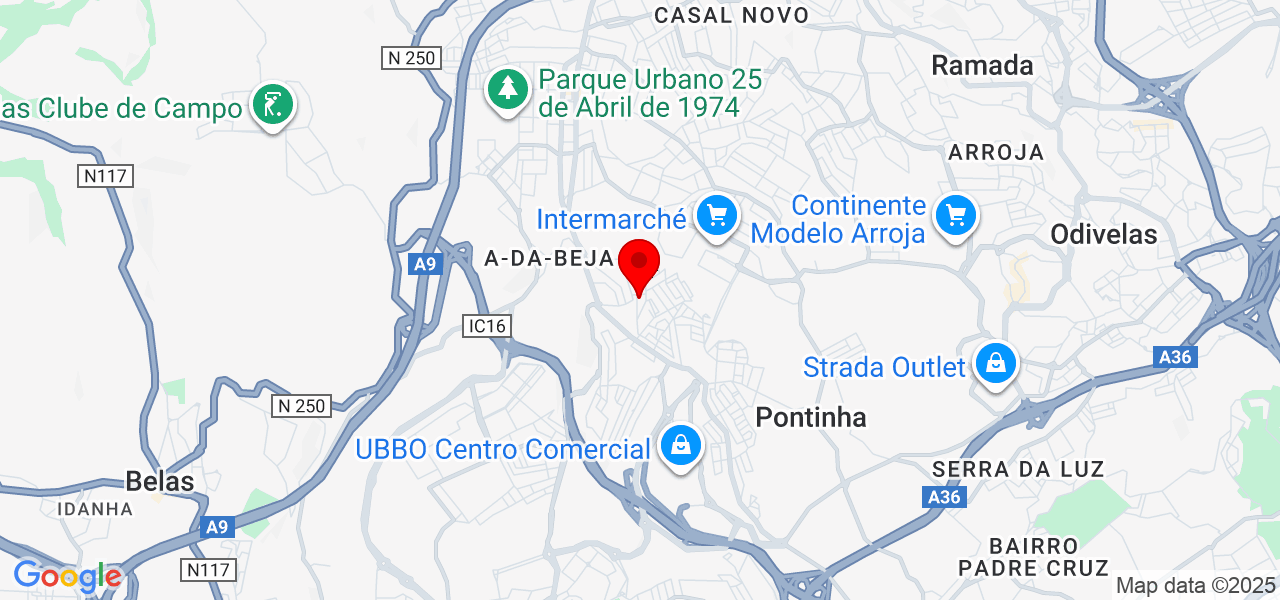 Light - Lisboa - Odivelas - Mapa