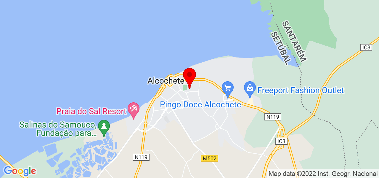 VersaCare - Setúbal - Alcochete - Carte
