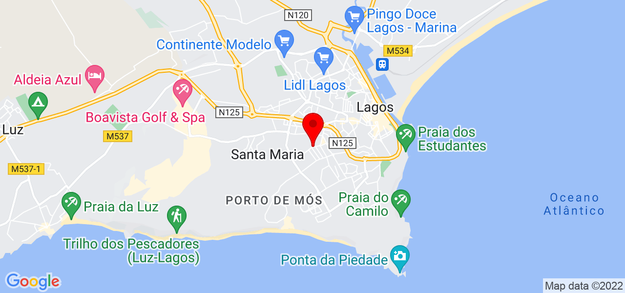 Gabriel Oliveira - Faro - Lagos - Mapa