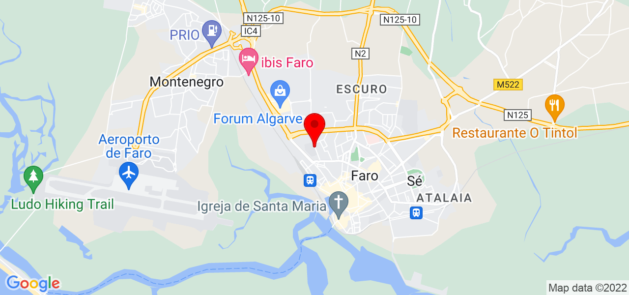 A Boleira Samantha - Faro - Faro - Mapa