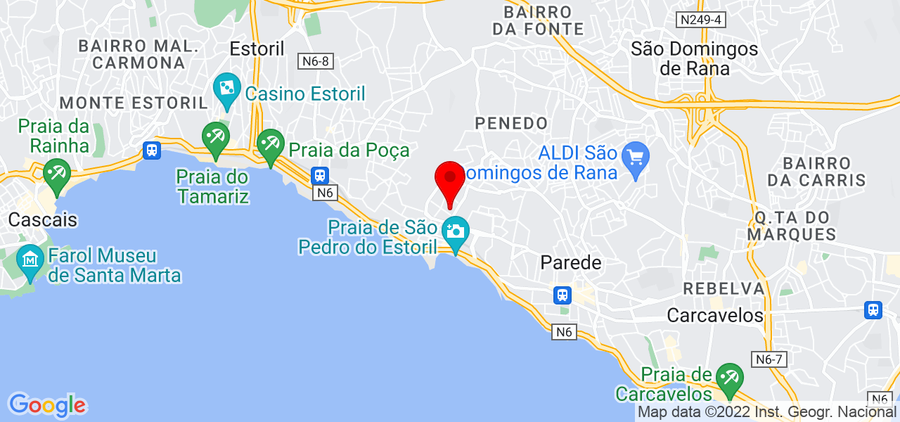 Lidiane - Lisboa - Cascais - Mapa