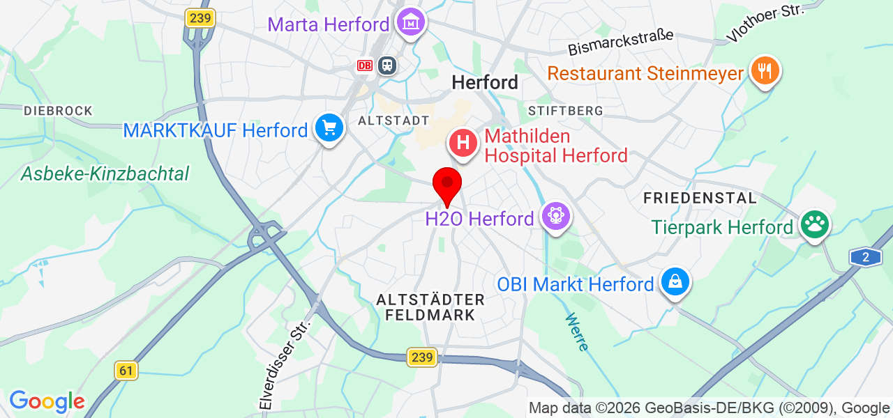 Vitalii Kibysh - Nordrhein-Westfalen - Herford - Map