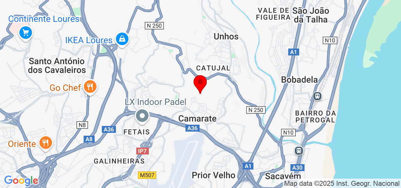 Cássia - Lisboa - Loures - Map