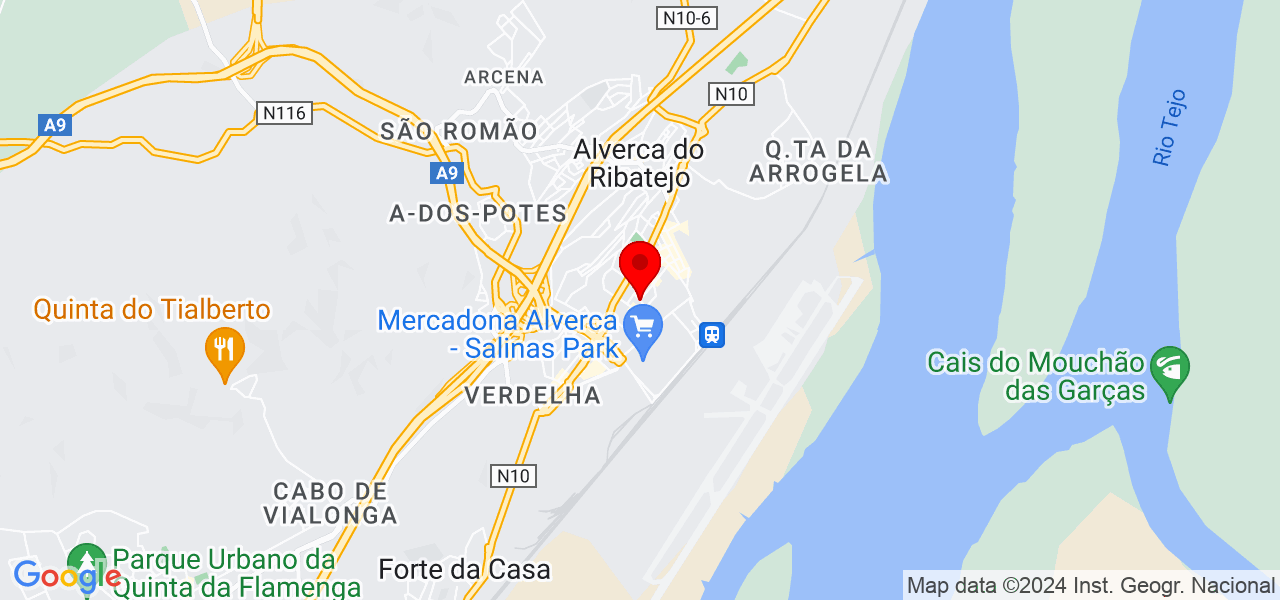 Nane Silva - Lisboa - Vila Franca de Xira - Mapa