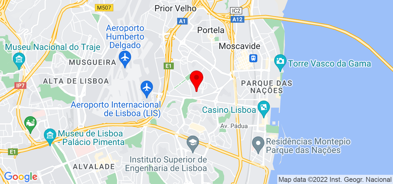 Joana Beir&atilde;o - Lisboa - Lisboa - Mapa