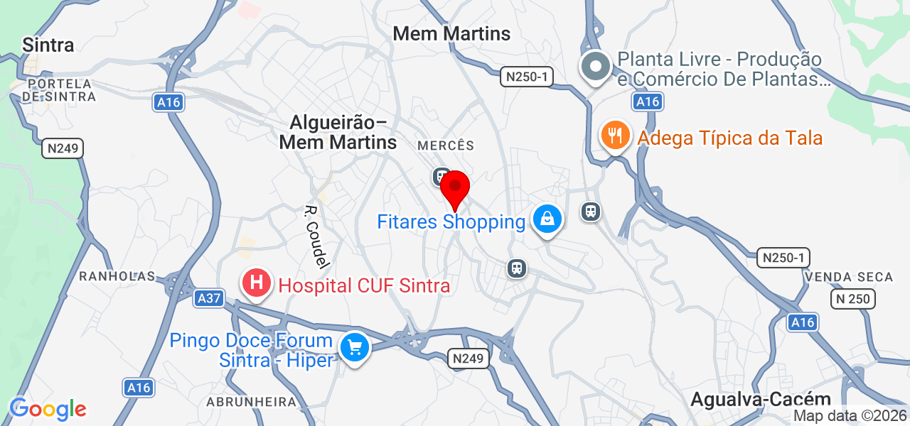 Samuel Clever - Lisboa - Sintra - Mapa