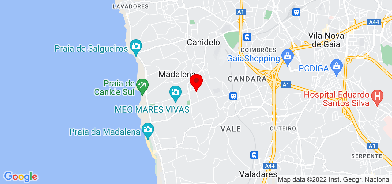 Veronica Concei&ccedil;&atilde;o - Porto - Vila Nova de Gaia - Mapa