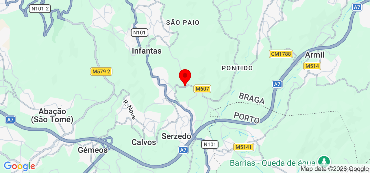 Antonio Junior - Braga - Fafe - Mapa