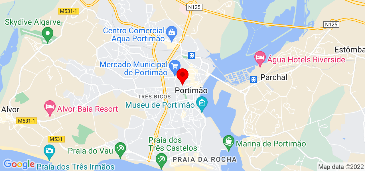 Samir Abelenda - Faro - Portimão - Mapa