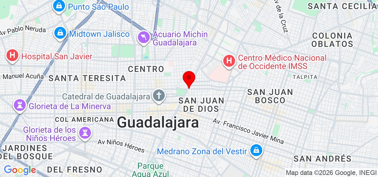 Compuline - Jalisco - Guadalajara - Map