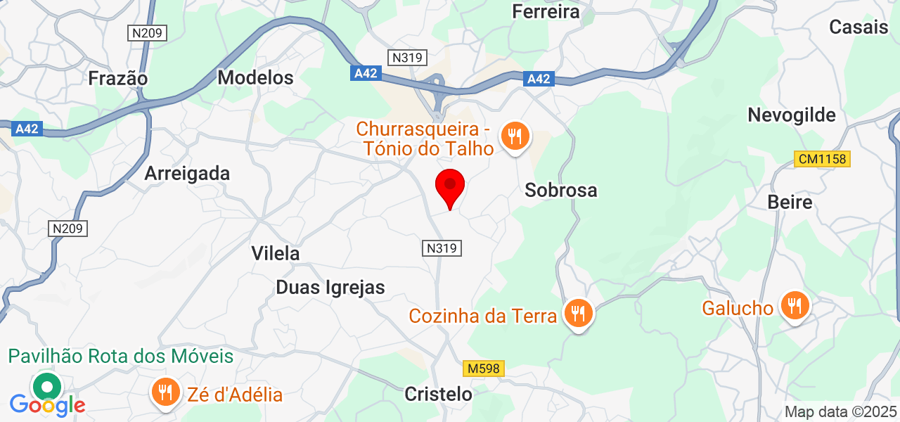 Helder de Freitas - Porto - Paredes - Map