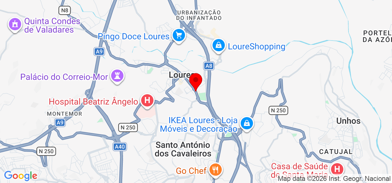 Tiago Oliveira - Lisboa - Loures - Mapa