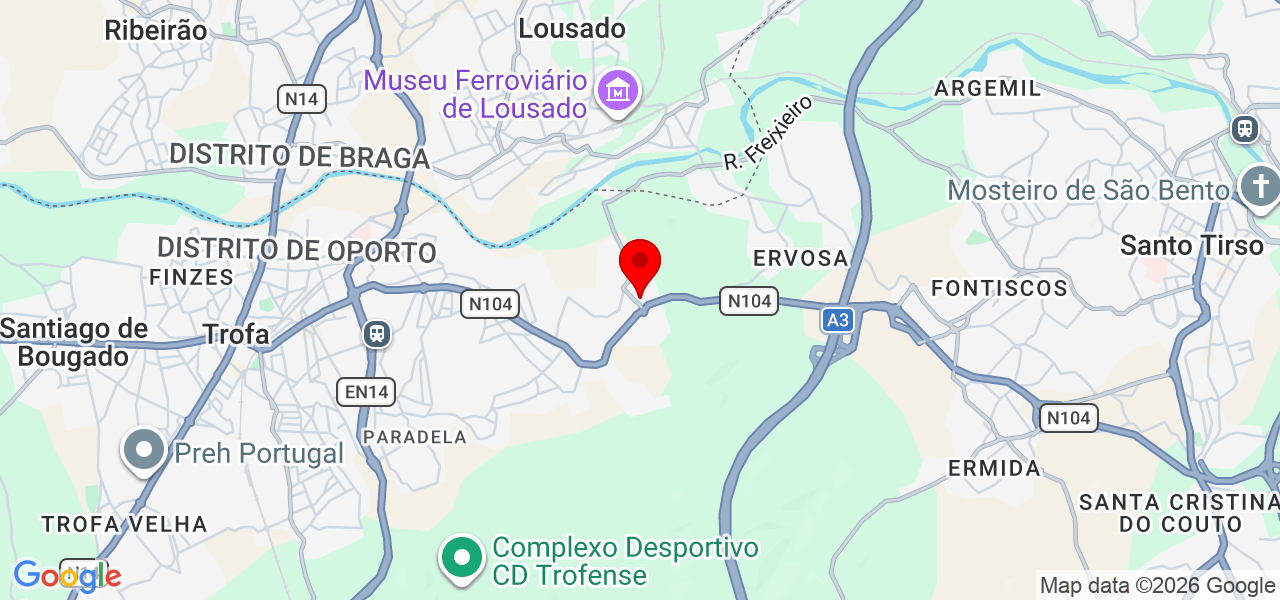 Daniel Loureiro - Porto - Trofa - Map