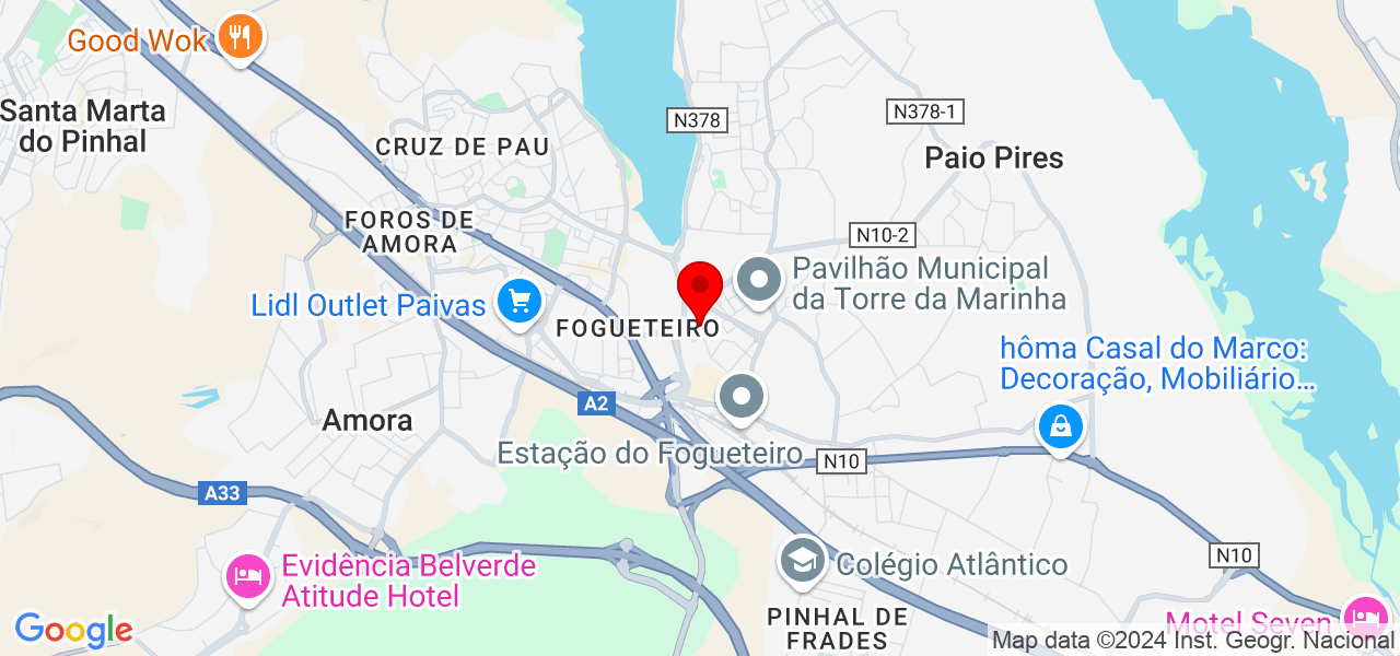 Of&iacute;cio - Setúbal - Seixal - Map