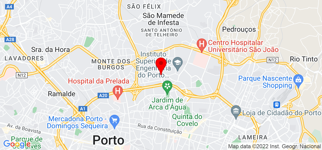 Claudia Tavares - Porto - Porto - Mapa