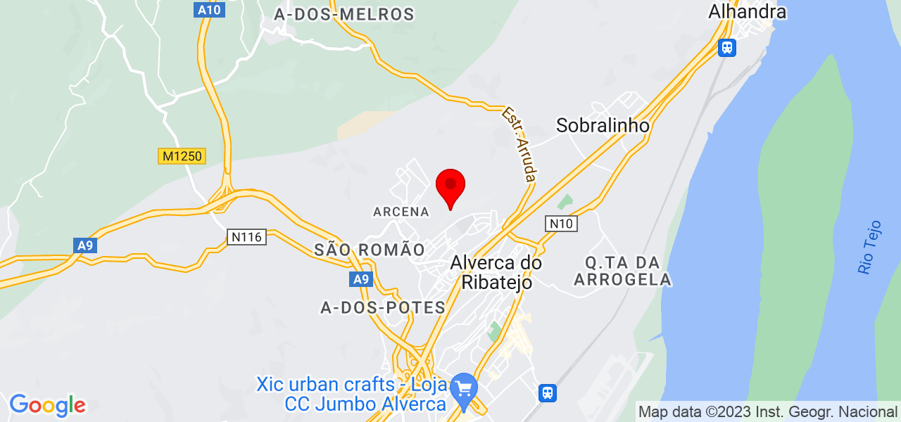 Marta C. - Lisboa - Vila Franca de Xira - Mapa