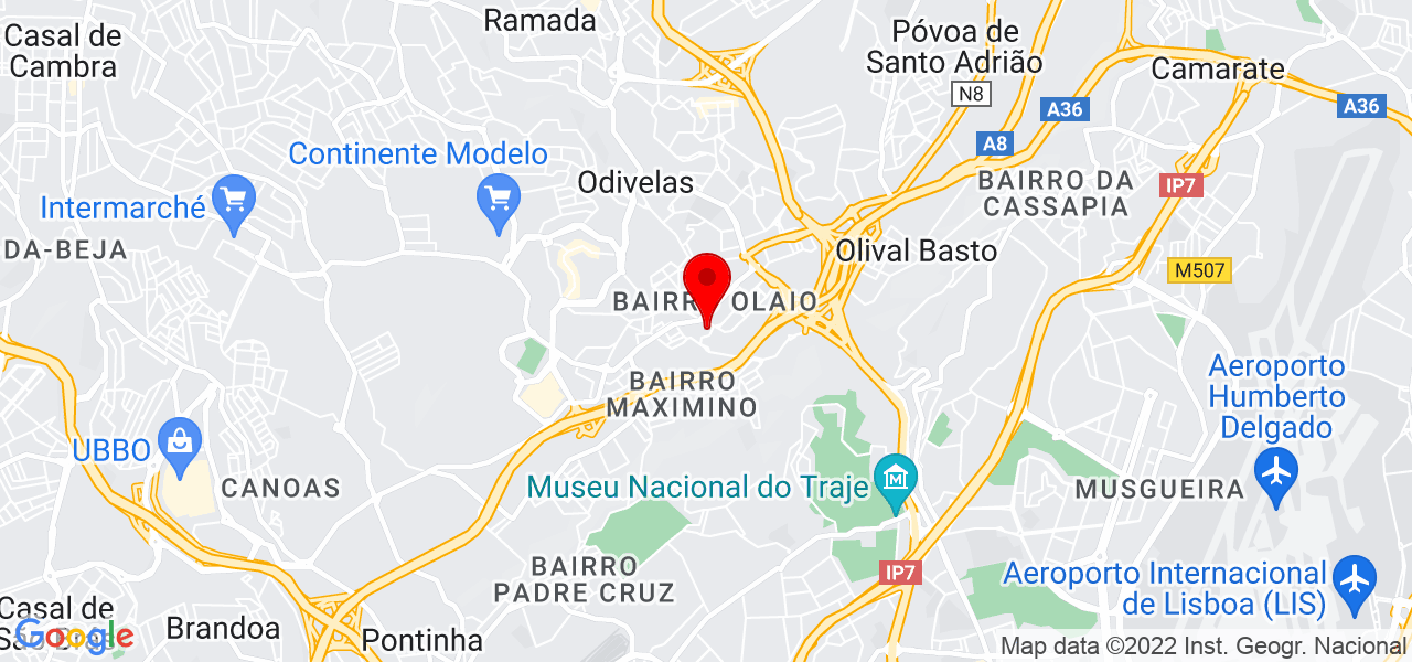 Zeb engineering - Lisboa - Odivelas - Carte