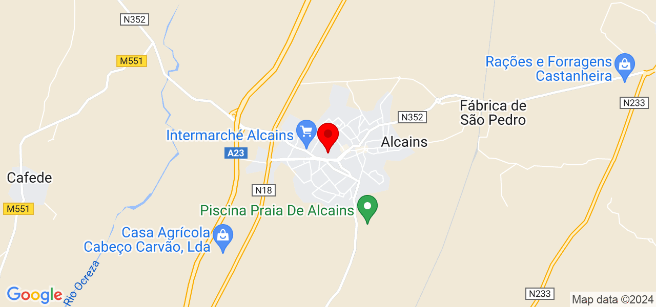 Jo&atilde;o Alberto - Castelo Branco - Castelo Branco - Mapa