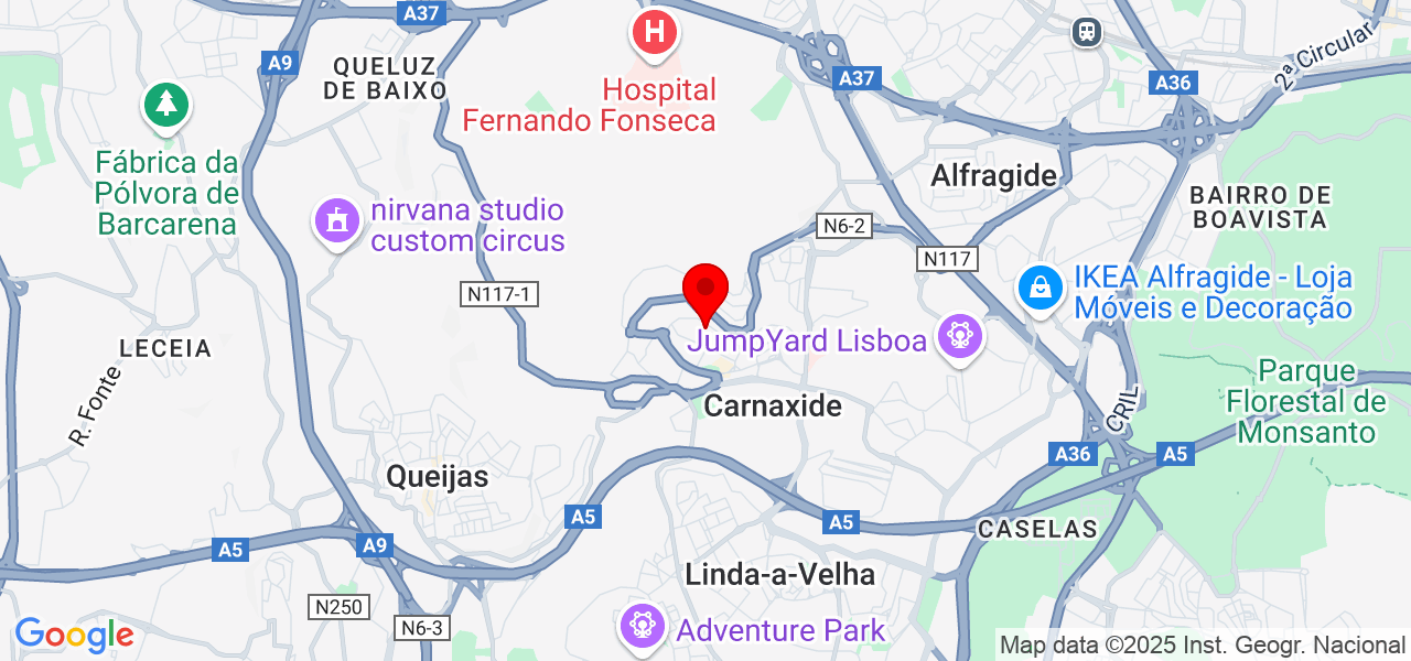 Carolina Viegas - Lisboa - Oeiras - Map