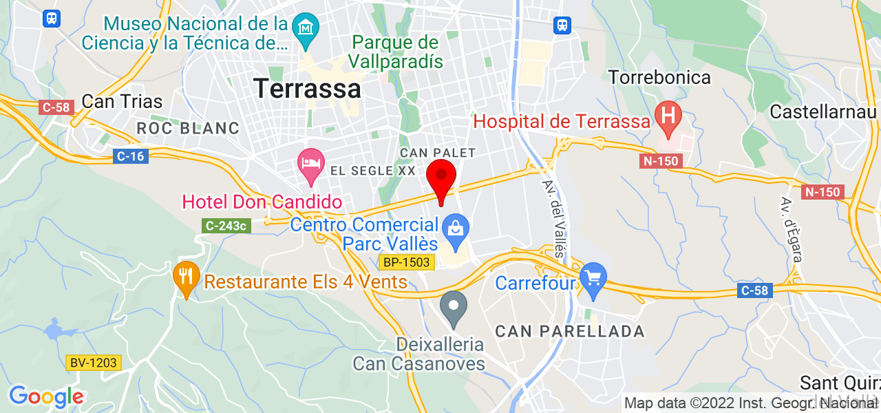 Bernardo - Cataluña - Terrassa - Mapa