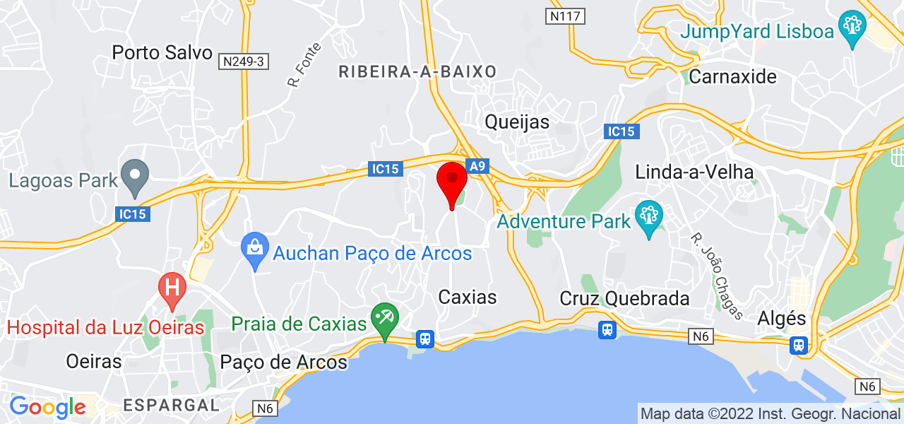 Adnilson - Lisboa - Oeiras - Mapa