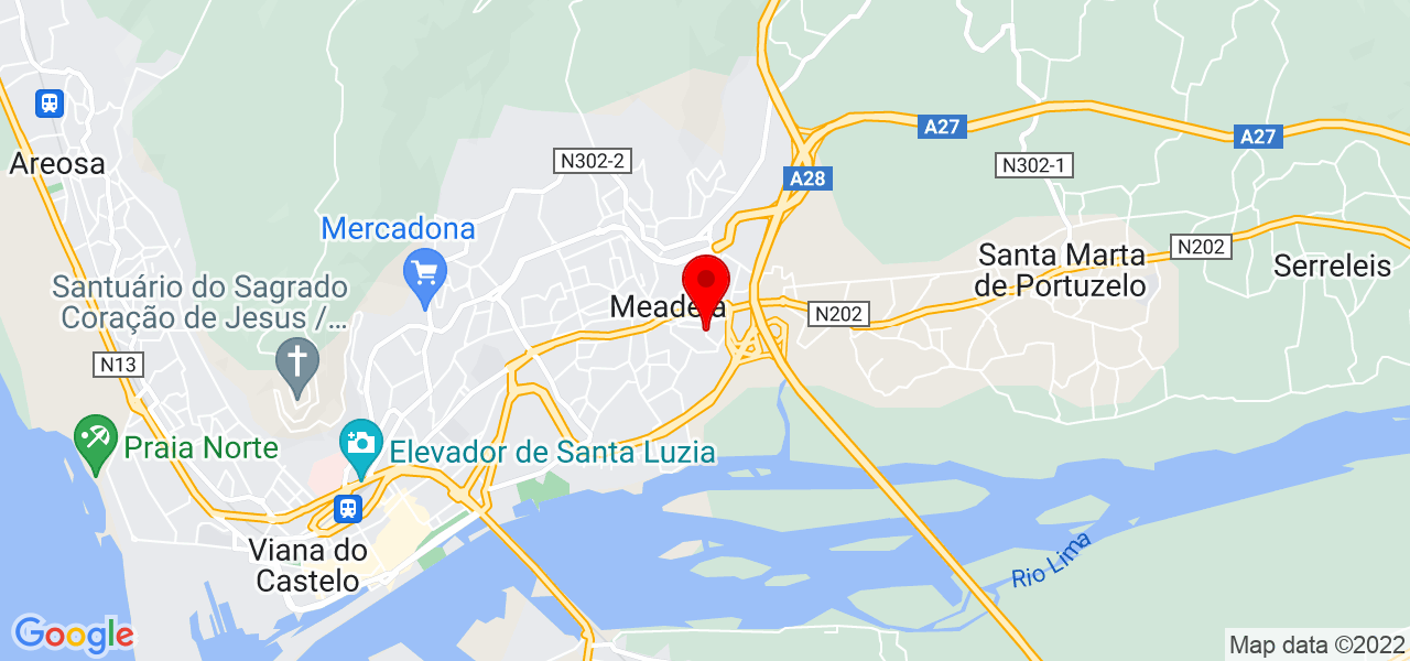 Lig lav lavagem de estofos e presta&ccedil;&atilde;o de servi&ccedil;os em geral - Viana do Castelo - Viana do Castelo - Map