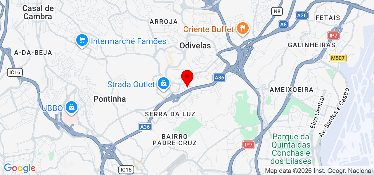 Eduina - Lisboa - Odivelas - Mapa