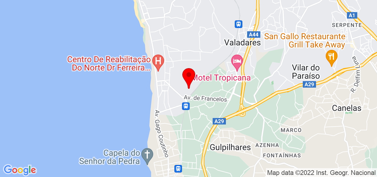 Isabel - Porto - Vila Nova de Gaia - Mapa