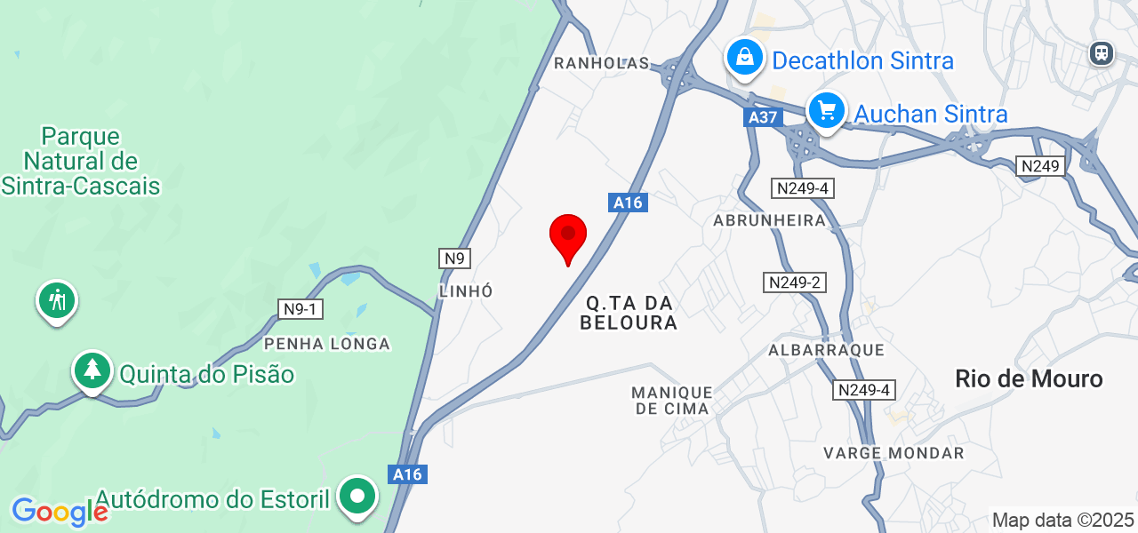 AR&amp;AT Business Solutions - Lisboa - Sintra - Karte